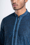 Men's panjabi :  Deep Blue