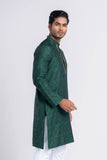 Men's panjabi : DEEP GREEN