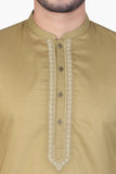 MEN'S PANJABI GOLD BROWN