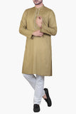 MEN'S PANJABI GOLD BROWN