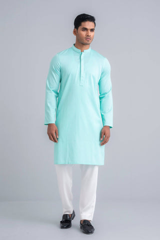 Men's Panjabi : Ice Cold, Aqua Marine & Link Water