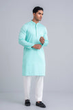 Men's Panjabi : Ice Cold, Aqua Marine & Link Water