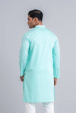 Men's Panjabi : Ice Cold, Aqua Marine & Link Water