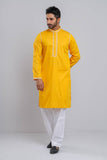 Men's Panjabi : Lilac, Harvest Gold & Apricot Peach