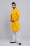 Men's Panjabi : Lilac, Harvest Gold & Apricot Peach