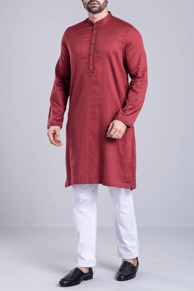 Men's Panjabi : Maroon