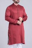 Men's Panjabi : Maroon