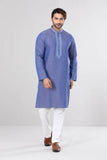 Men's Panjabi : Moccaccino  & Regal Blue