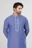 Men's Panjabi : Moccaccino  & Regal Blue