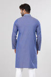 Men's Panjabi : Moccaccino  & Regal Blue