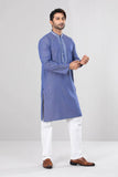 Men's Panjabi : Moccaccino  & Regal Blue