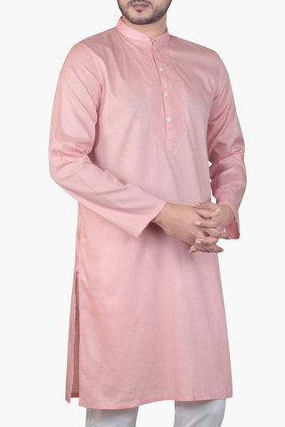 MEN'S PANJABI PASTLE PINK