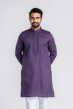 Men’s Panjabi : Purple & White