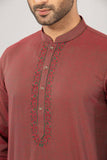 Men's Panjabi : RED OXIDE