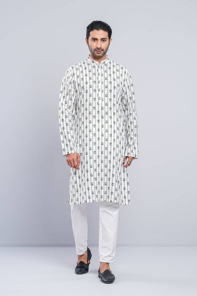 Men's Panjabi : Seafoam Green