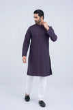 Men's Panjabi : Sky Blue & Black Red