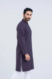 Men's Panjabi : Sky Blue & Black Red