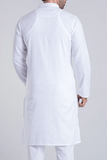 Men's Panjabi (slim fit ) : Pearl White & Zet Black