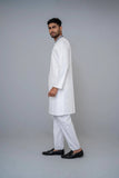 Men's Panjabi ( slim fit)  :  White & DK Purple