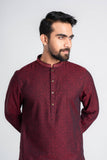 Men’s Panjabi ( slim fit ) : YELLOW GREEN , RUSTIC RED & BROWN DERBY