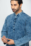 Men's Panjabi : Wash Indigo