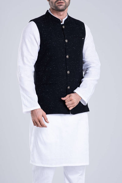 Men's Waist Coat : DK Navy & Black