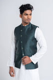 Men’s Waist coat : Green & Black