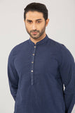 MENS PANJABI : BLUE CHARCOAL