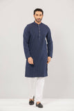 MENS PANJABI : BLUE CHARCOAL