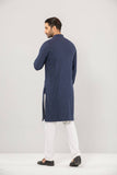 MENS PANJABI : BLUE CHARCOAL