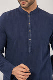 MENS PANJABI : BLUE CHARCOAL