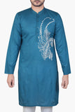 MENS PANJABI FUN BLUE