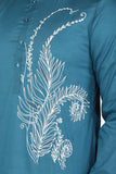 MENS PANJABI FUN BLUE