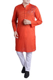 MENS PANJABI INK ORANGE -MEN'S PANJABI - YC - Yellow Clothing