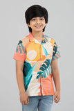 Prince Casual Shirt (2-8 Years) : Bold Leaf