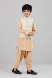 Prince Kurta Set : Sand & Sky Blue ( 4 -15 Years)