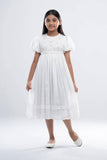 Princess's Woven Top : White (2-8 Years)