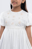 Princess's Woven Top : White (2-8 Years)