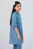 Princess Top (2-8 Years) :  Authentic Blue  I& indigo Blue