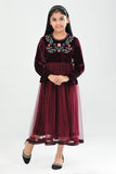 Princess Top (2-8 Years) : Maroon