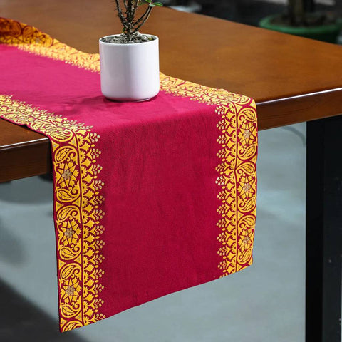 Rubber Print Table Runner