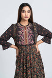 Women's Ethnic : Black Printed & Beige printed