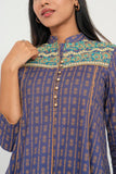 Women's Ethnic : Blue Depth Printed & Rooibos tea printed