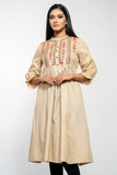 Women's ethnic : Charcoal BlackLT BEIGE & Lt Beige