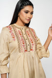 Women's ethnic : Charcoal BlackLT BEIGE & Lt Beige