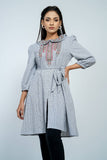 Women;s Ethnic : Grey Check