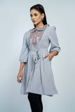 Women;s Ethnic : Grey Check