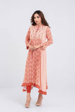 Women's Ethnic Kurta : Coral Printed & Pink Printed