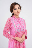 Women's Ethnic Kurta : Coral Printed & Pink Printed