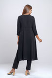 Women's Ethnic Kurta : Jet Black